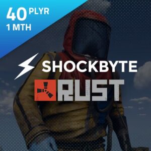 40 JUGADORES SERVIDOR DE RUST POR 30 DIAS / SHOCKBYTE