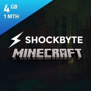 4GB SERVIDOR DE MINECRAFT POR 30 DIAS / SHOCKBYTE