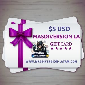 MASDIVERSION GIFT CARD - $5 USD