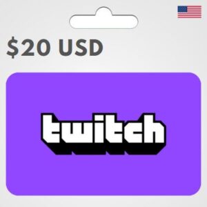 20$ USD / TWITCH GIFT CARD