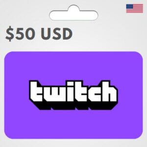 50$ USD / TWITCH GIFT CARD